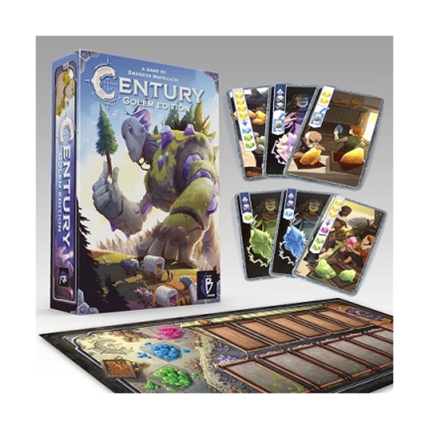 Century Golem Edition Board Game - Journey Along The Golem Road in Caravania! Strategy Game for Kids & Adults, Ages 8+, 2-4 Play