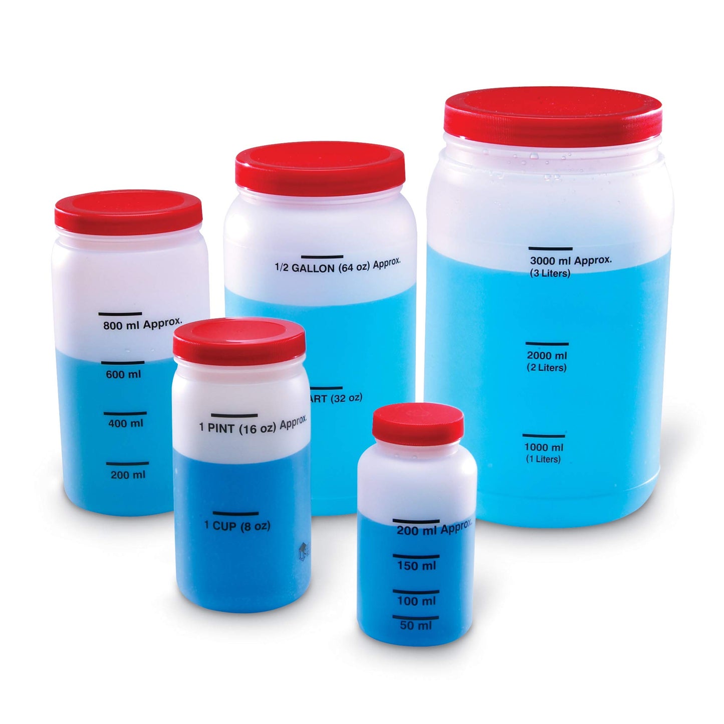 Learning Resources Classroom Liquid Measuring Set - 19 Pieces, Ages 5+ Science Exploration For Kids, Experiments For Kids, Classroom Science Supplies