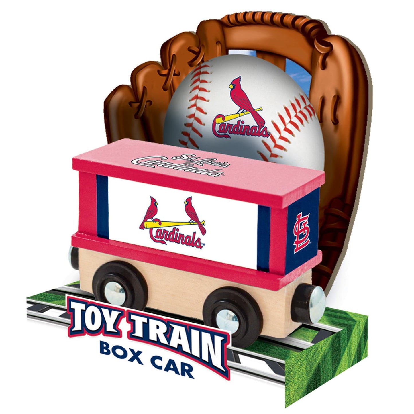 Masterpieces Slc2110: St. Louis Cardinals Wood Train Box Car