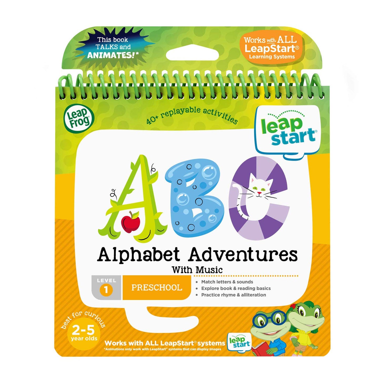 Leapfrog Leapstart Preschool Activity Book: Alphabet Adventures And Music