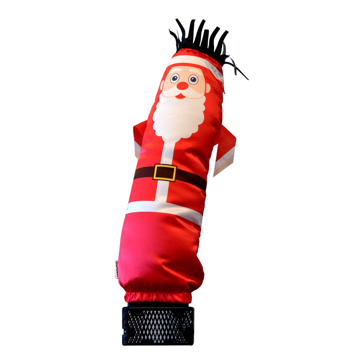 Lookourway Air Dancers Mini Inflatable Tube Man Set - 29' Wacky Waving Inflatable Tube Guy With Blower For Desktop Advertising - Christmas Santa