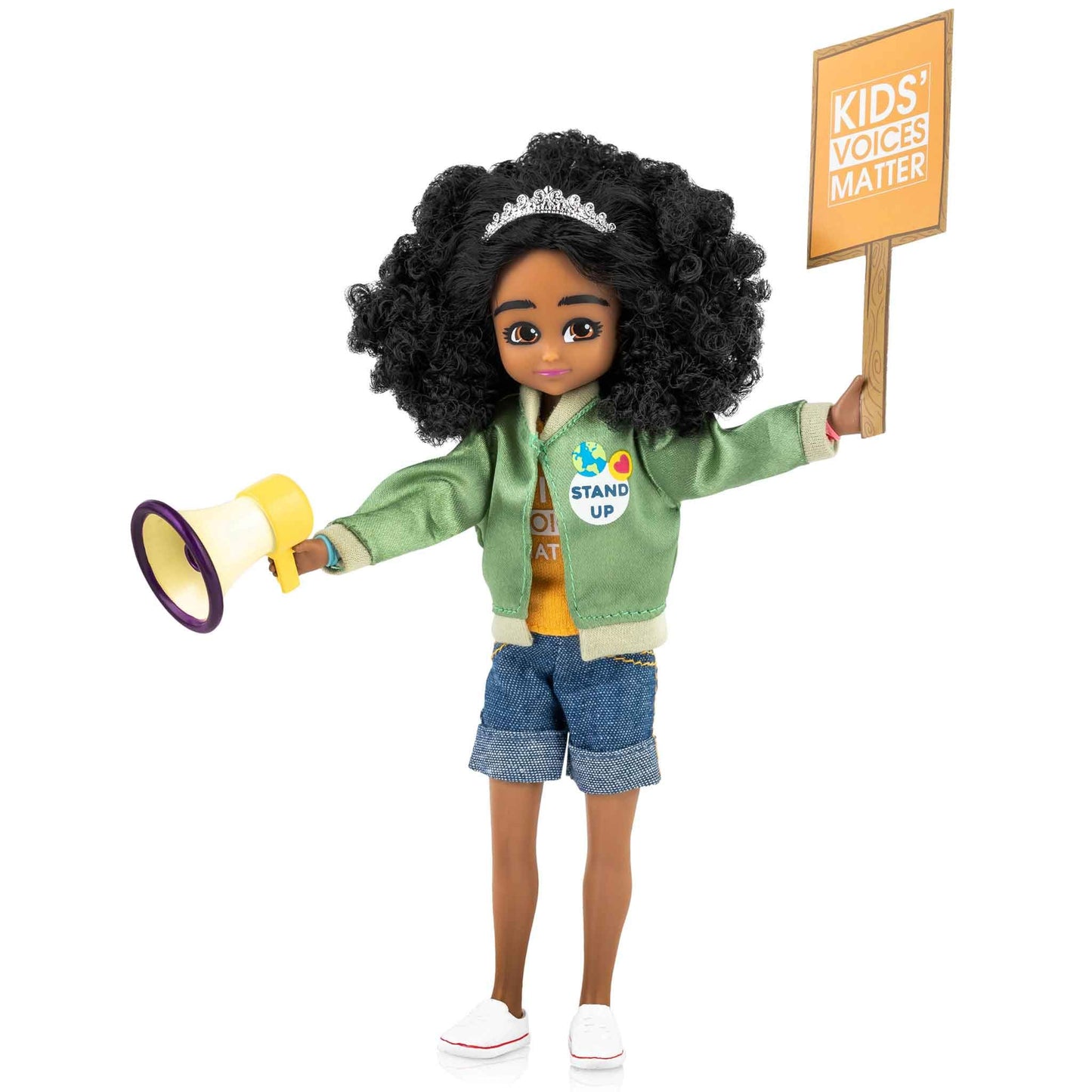 Lottie Kid Activist Doll | Cute Black Doll Inspired By Real-Life Kid Activist Mari Copeny