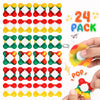 Randomization 24 Pcs Pop Fidget Spinners - Colorful Party Favors For Kids - Sensory Toys For Stress Relief And Anxiety - Classro