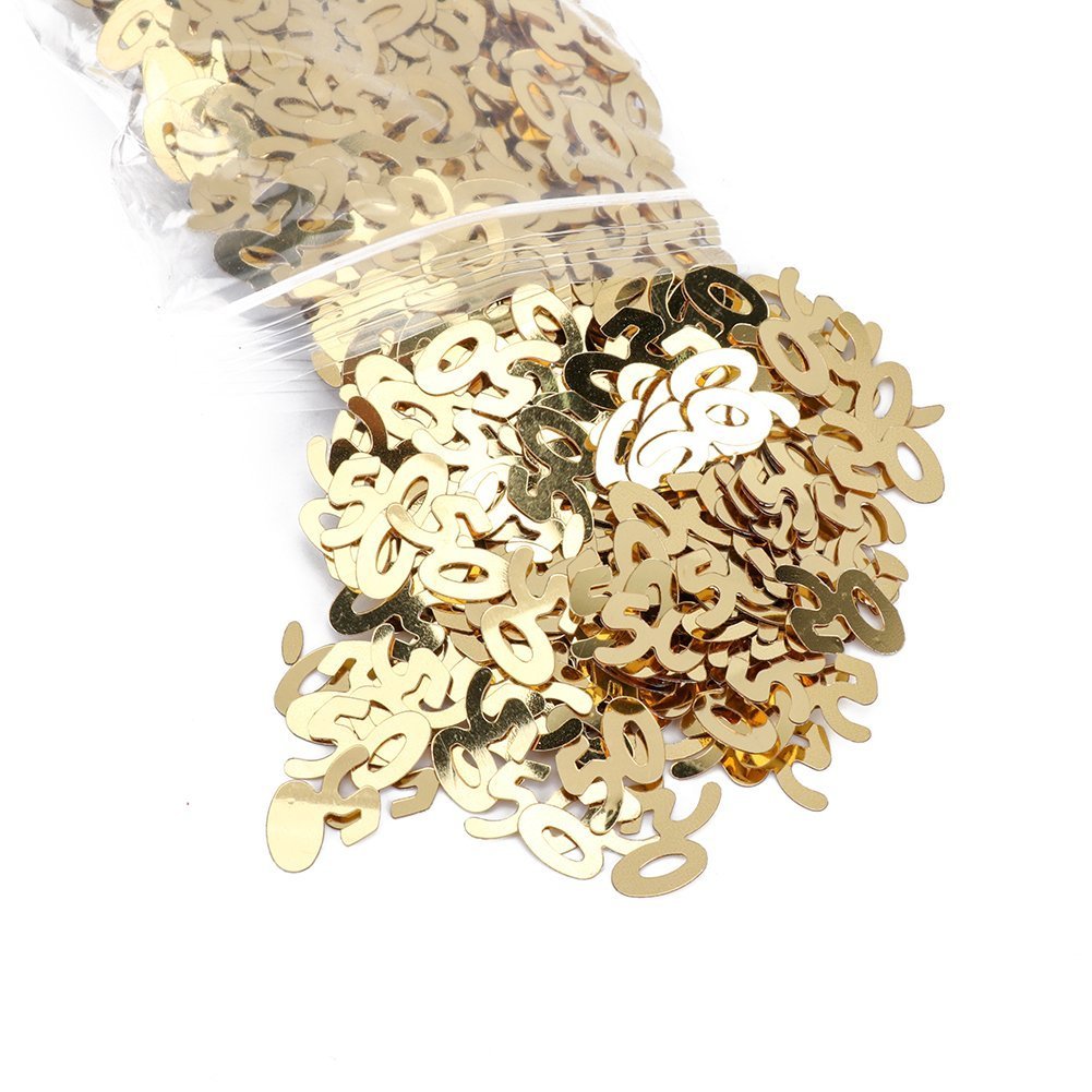 50 Gold Confetti