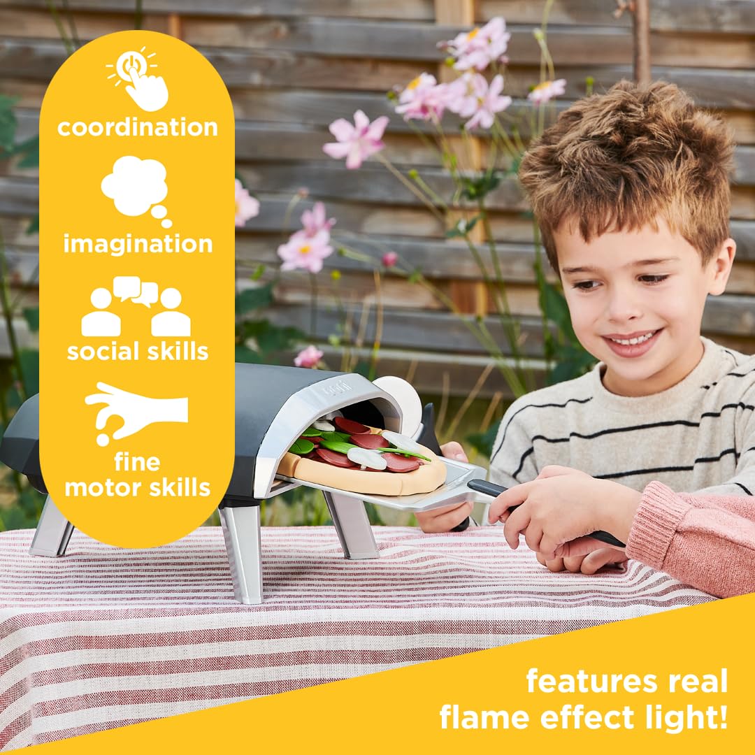 Casdon Ooni Koda Pizza Oven | Toy Pizza Oven For Children Aged 3+ | Features Real Flame-Effect Light!