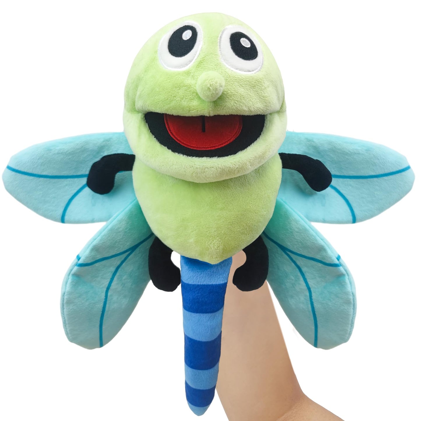 Justqunseen Hand Puppet Realistic Plush Puppet 13'',Insect Animal Puppets For Kids Insect Stuffed Animal Hand Puppet With Moveab