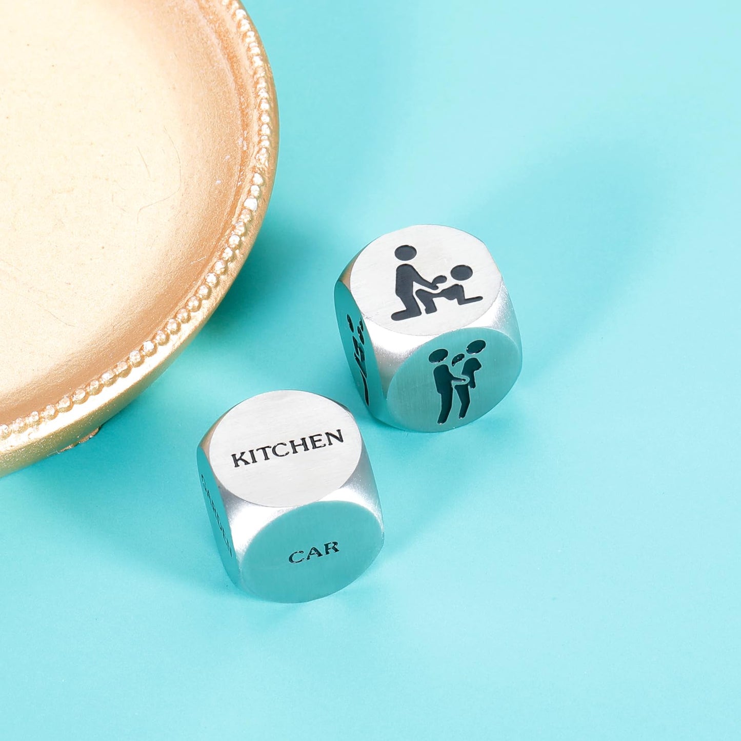 2 Pcs Decision Dice Couples Gifts For Him Her Funny Date Night Gifts Idea Valentines Day Birthday For Women Men Naughty Game Dic