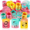 CLEVERZONE 36 Packs Spring Rainbow Magic Fidget Stress Coil Mini Springs Bulk Toys Party Favor Carnival Prize Goodie Bag Stuffer