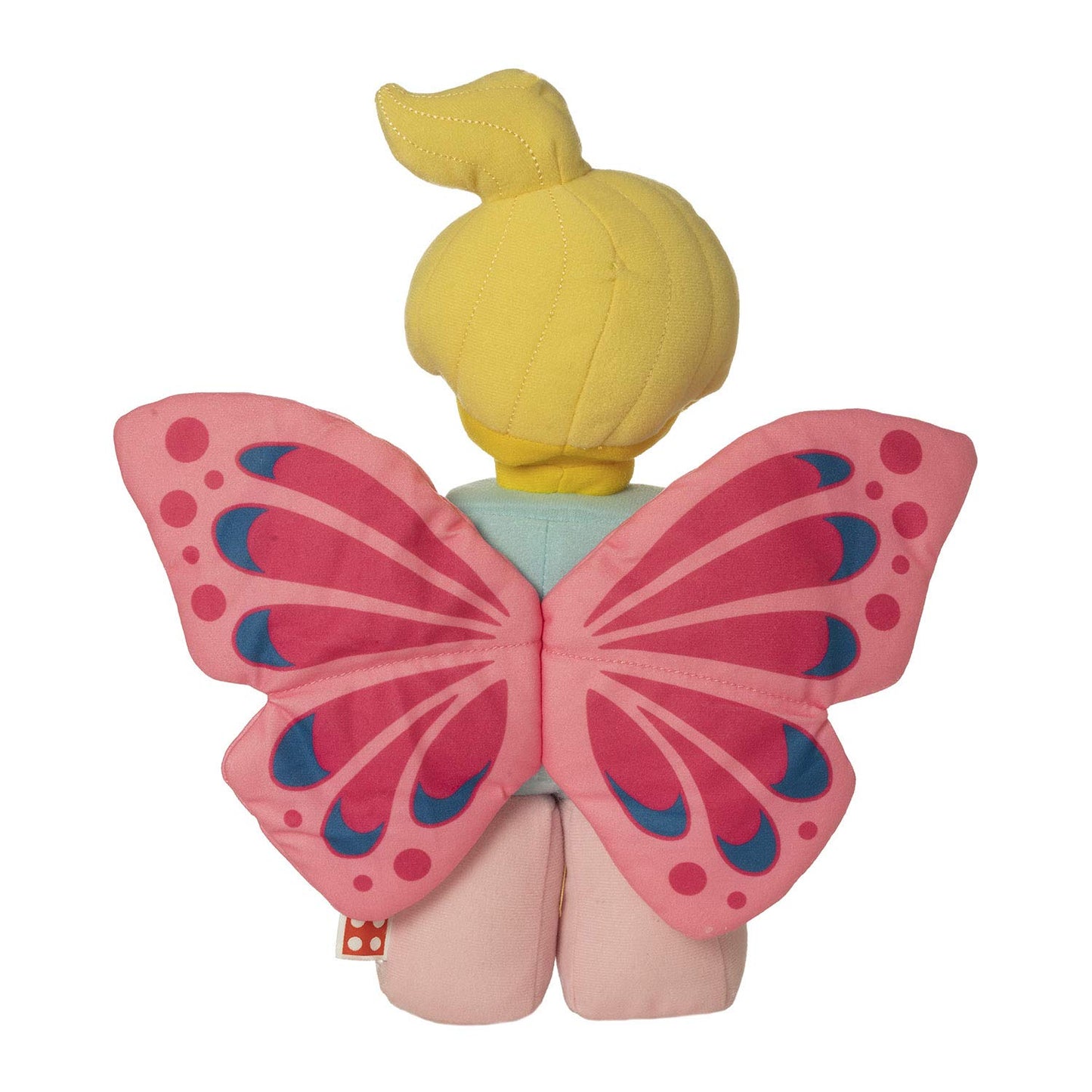 Lego Minifigure Butterfly Girl With Flowers 12' Plush Character