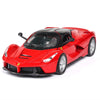 Alloy Collectible Red Ferrari Race LaFerrari Pull Back Vehicles Diecast Cars Model with Lights and Sound