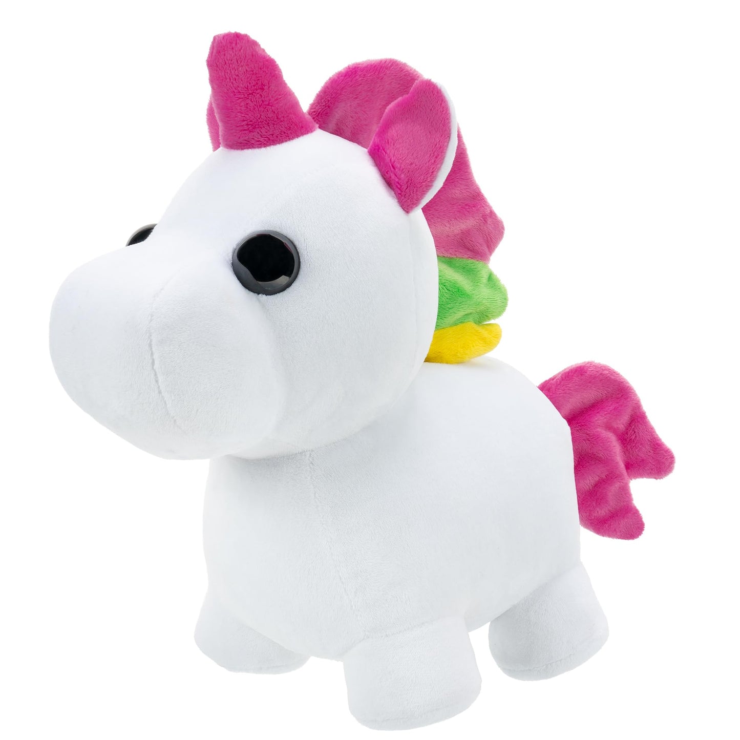 Adopt Me! Luminous Neon Unicorn Soft Toy - Soft And Cuddly - Three Lighting Modes - Directly Inspired By Game No. 1, Toys For Ch
