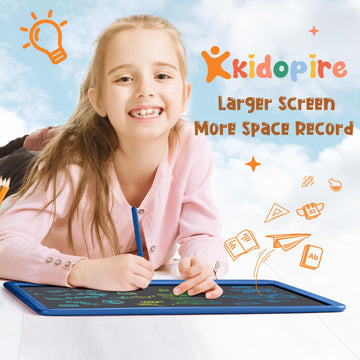 Kidopire Lcd Writing Tablet For Kids, Large Screen 15-Inch Drawing Writing Tablet Doodle Board, Toddler Educational Toys Girls B