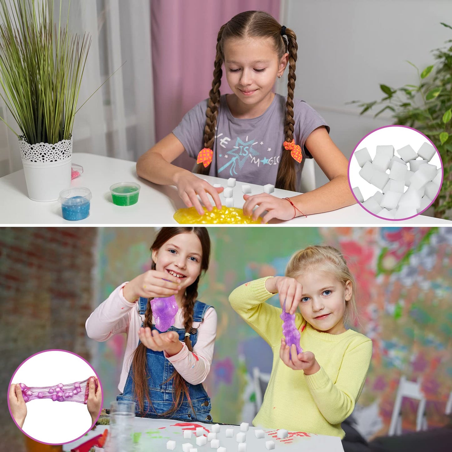 400 Pcs Jelly Cubes Charms Accessories For Boys And Girls, Diy Art Crafts