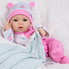 Aori Reborn Baby Dolls Girl Lifelike 18 inches - Realistic Newborn Baby Girls That Look Real enhanced Life-Size Collectible Doll for Preparents Grandparents Collectors