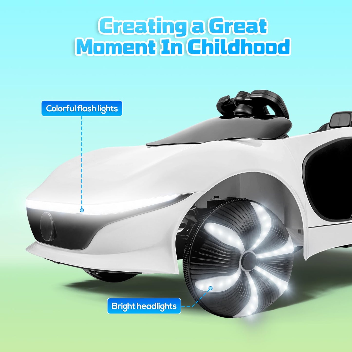 Sealight 12V Kids Ride On Car Truck W/Parent Remote Control, Electric Car For Kids Children Ride On Truck Toddler Electric Vehic
