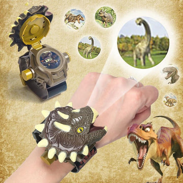 Raychy Kids 24 Dinosaur Watch Flashlight Projector Toys Animal Pattern Torch Projector Flashlight Bedtime Educational Toys Gift