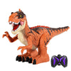 Temi Remote Control Dinosaur Toy With Simulated Flame Spray For Kids, Walking Dinosaur With Light And Sound For Boys 4-7, Electr