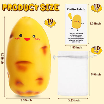 Libima 10 Pcs Inspirational Stress Balls Bulk for Graduation End of Year Student Gifts from Teacher Thank You Appreciation Posit