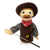 Okegztoa 16'' Puppets - Entriloquist & Hand Puppets For Kids & Adults, Plush Cowboy Design, Ages 4-8, Removable Mouth, Scalable