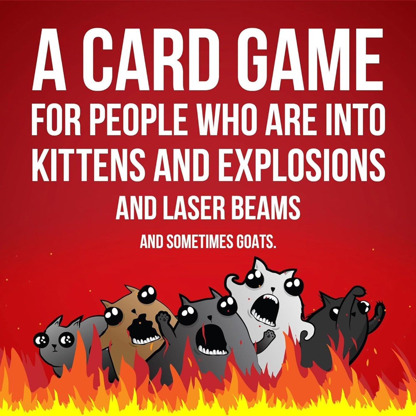 Exploding Kittens Original Edition In A Collectible Tin - Hilarious Card Game For Family - Easter Basket Stuffer - Easter Party Game For Ages 7 And Up - 56 Cards - 2-5 Players - 15 Minutes Of Play