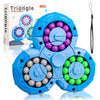 FRIUSATE Magical Bean Puzzle Toy Rotating Magical Bean Fidget Spinner Toys for Kids Stress Relief Anxiety Relief Puzzles for Teens mature-themeds Learning&Education Toys and Gifts