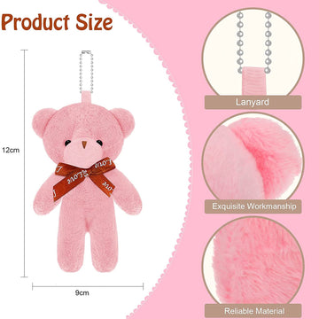 Chengu 54 Pieces Mini Bear Bulk Toy 4.7 Inch Mini Plush Soft Tiny Bears Doll Stuffed Animals Gift For Teens Girls Boys Adults Di