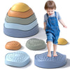 Lehoo Castle Stepping Stones For Kids, Non-Slip Toddler Stepping Stones, Toddler Indoor & Outdoor Toys, Obstacle Course, Sensory