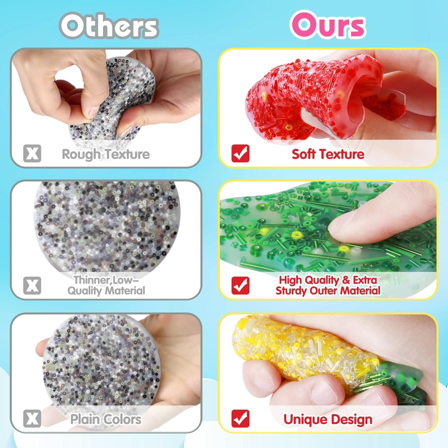 Picky Pad - Skin Picking Fidget Toy, Apple Picking Pad, Silicone Picking Fidget Pad, Sensory Pick Pad, Trichotillomania Toys For