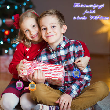 Safsou 3 Pieces Of Virtual Electronic Digital Pet Keychain Keychain Electronic Pet Nostalgic Virtual Digital Pet Retro Handheld