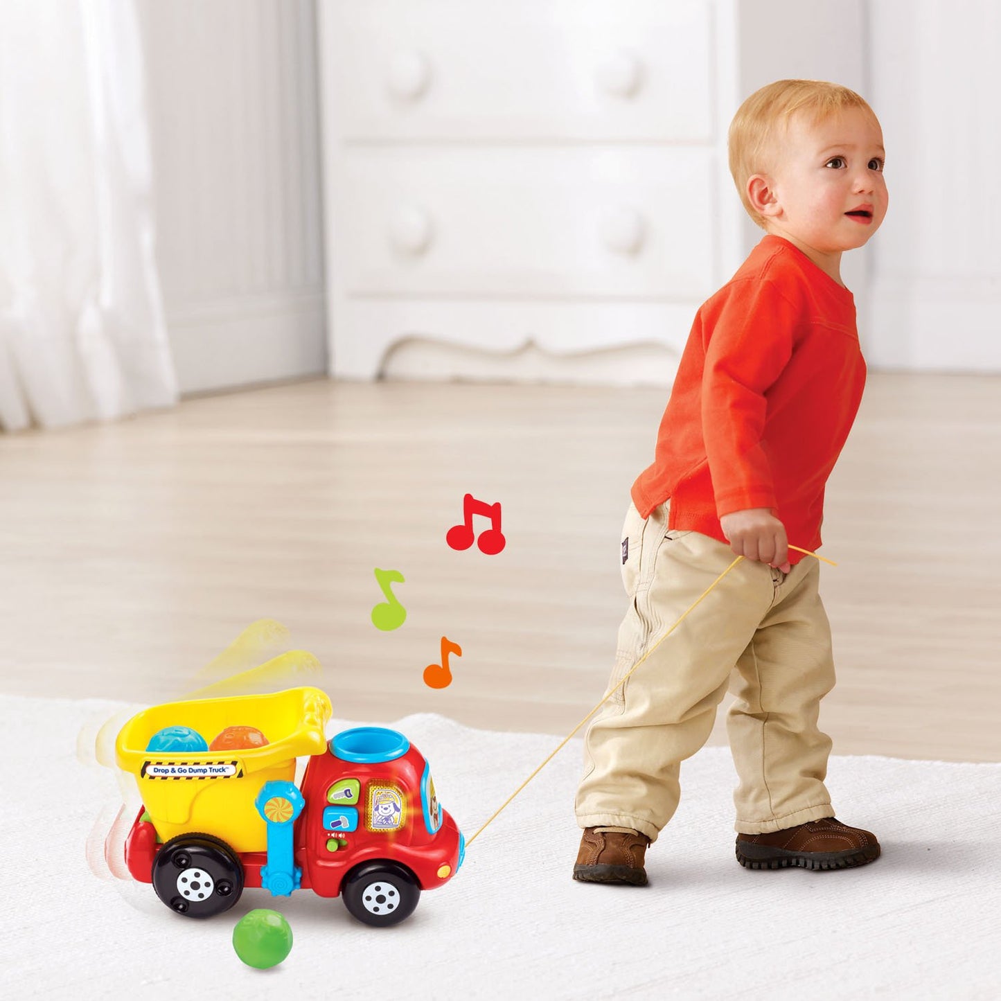 Vtech Drop And Go Dump Truck, Yellow