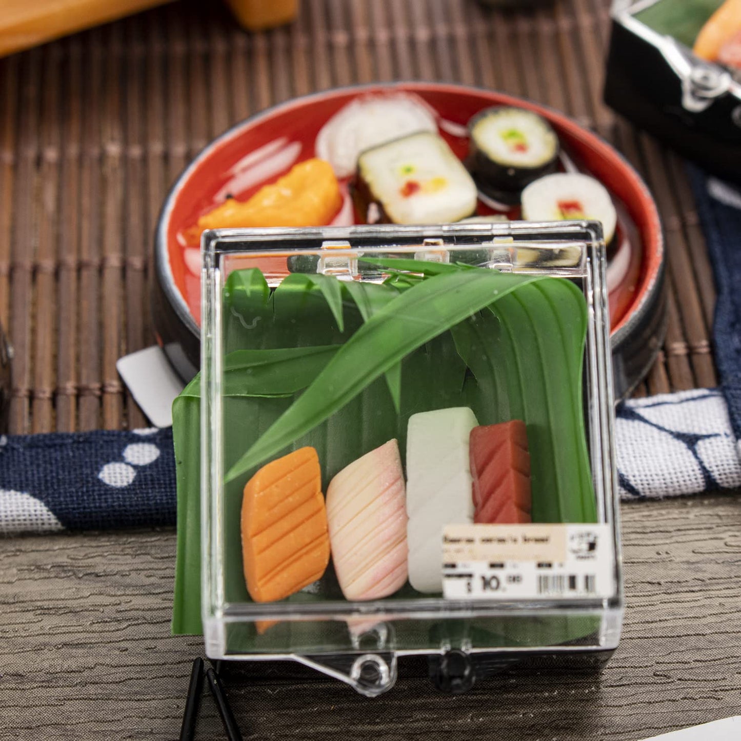 5 Set Miniature Sushi Figurines Mini Japanese Food Props For Mini House Japanese Living Room Scene Decoration