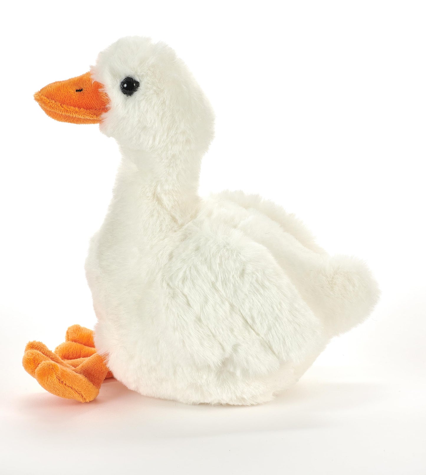 The Petting Zoo White Floppy Duck Plush Toy - 9 Stuffed Animal for Kids, Wild Onez Wildlife Collection, Perfect Gift