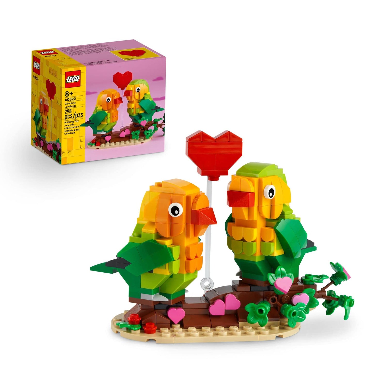 Lego Valentine Lovebirds Building Toy Set - Fun And Engaging Build For Kids, Girls & Boys, Ages 8+ - Decoration And Gift - 40522