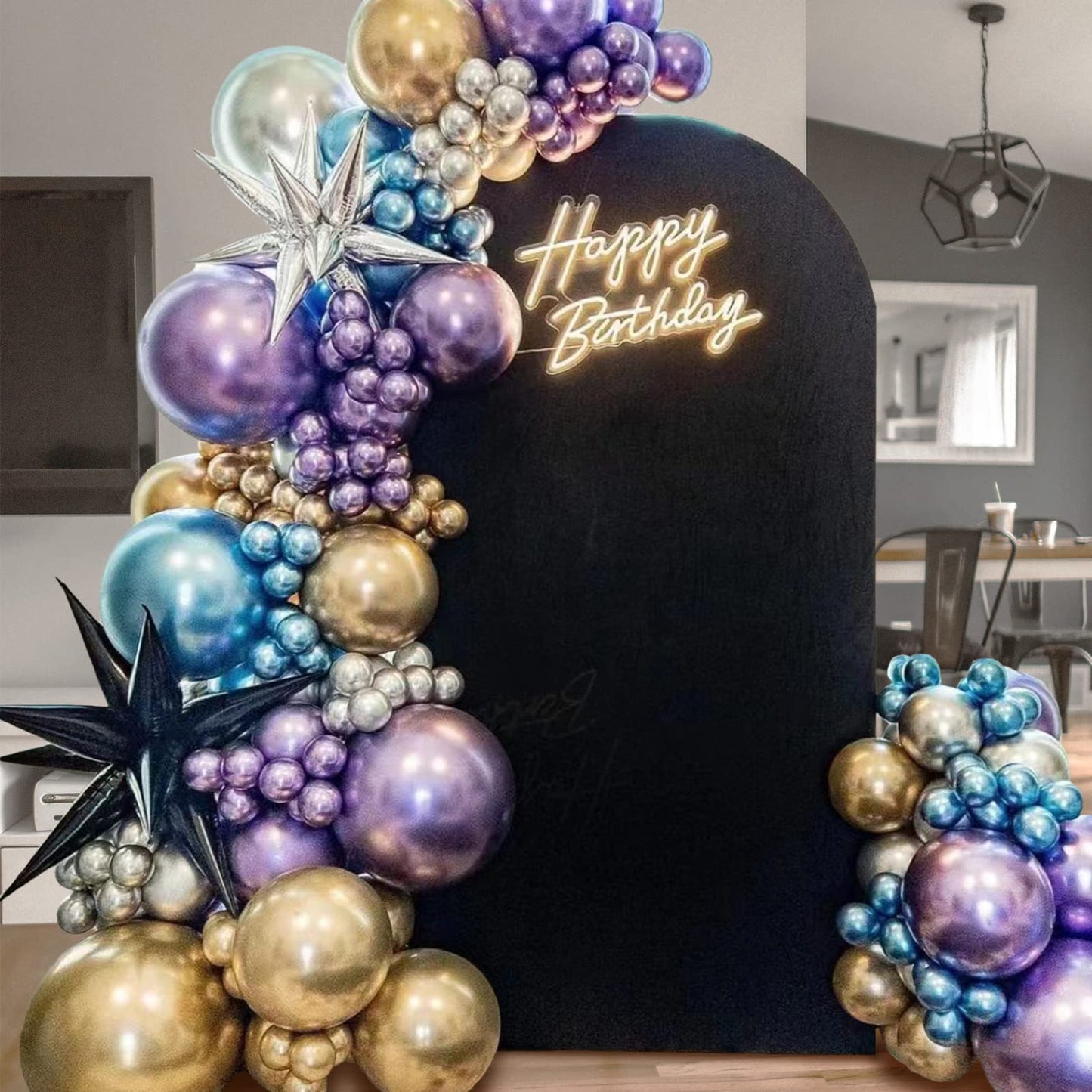 120Pcs 5 Inch Metallic Silver Balloons, Metallic Chrome Silver Latex Balloons, Mini Small Balloons For Birthday Wedding Party De