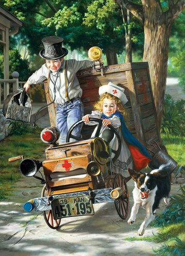 EuroGraphics Help on The Way Puzzle - 1000 Pieces, Cardboard, Multi Color, Model 6000-0439