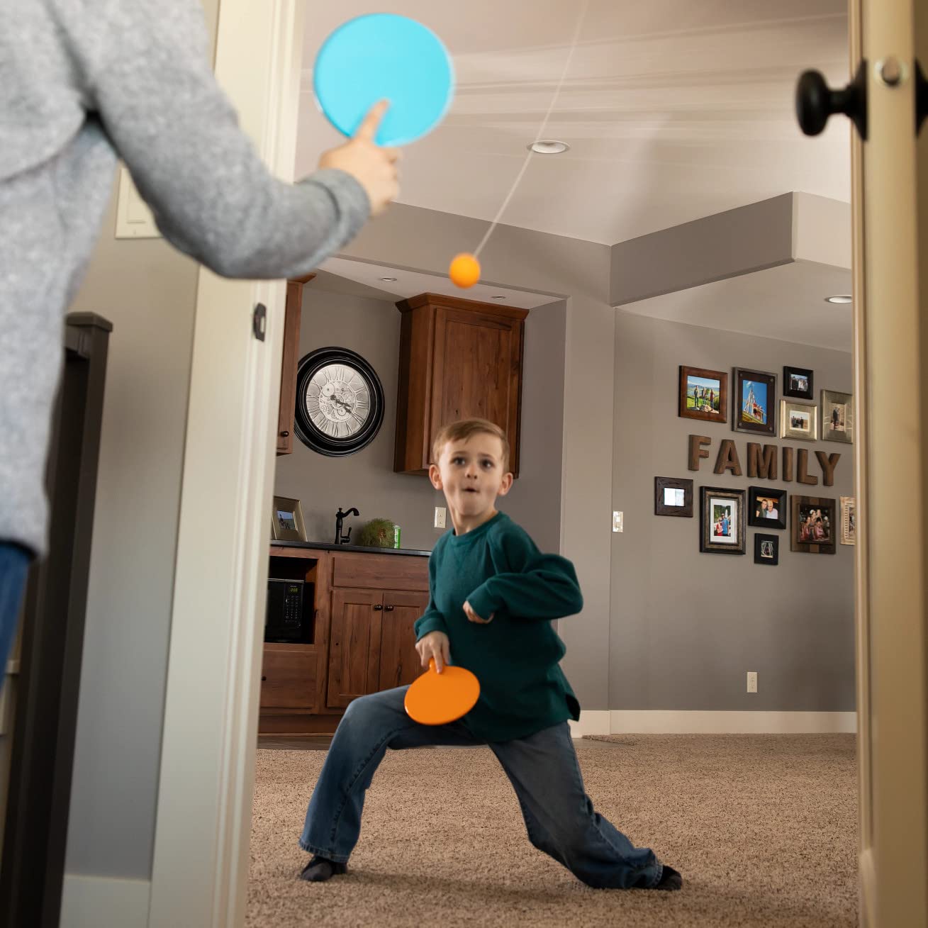 Fat Brain Toys Door Pong - Ping Pong Without The Table! Active Game For Ages 6+
