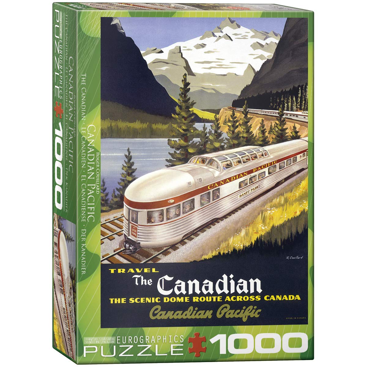 EuroGraphics CP Rail The Canadian 1000 Piece Puzzle - High-Quality Jigsaw for Adult and Family Fun, Perfect for Puzzle Lovers
