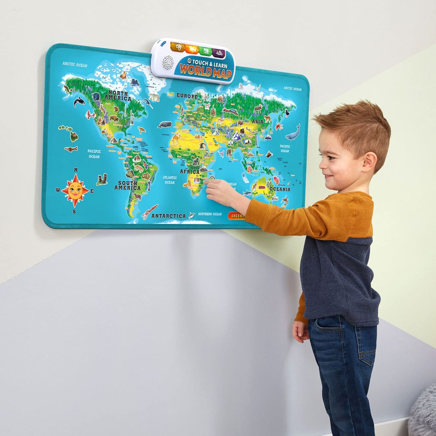 Leapfrog Touch And Learn World Map