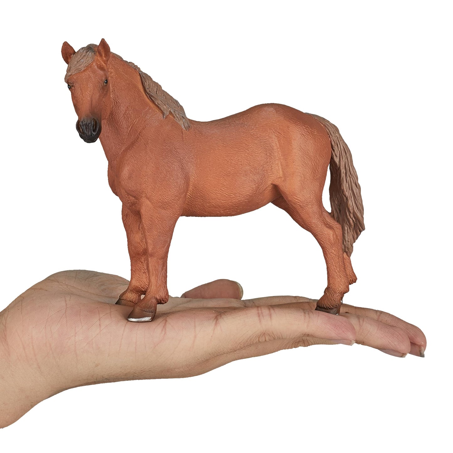 Mojo Suffolk Punch Mare Realistic Horse Toy Replica Hand Painted Figurine