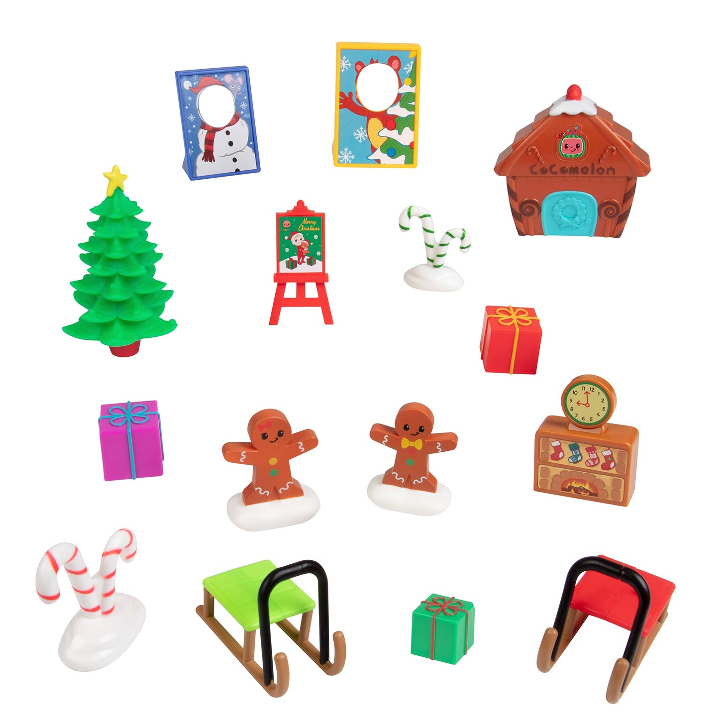 Cocomelon 24 Piece Toy Playset - Set Includes Character Figures & Accessories - Features Jj, Cody & More - Gift For Kids, Preschoolers 3+
