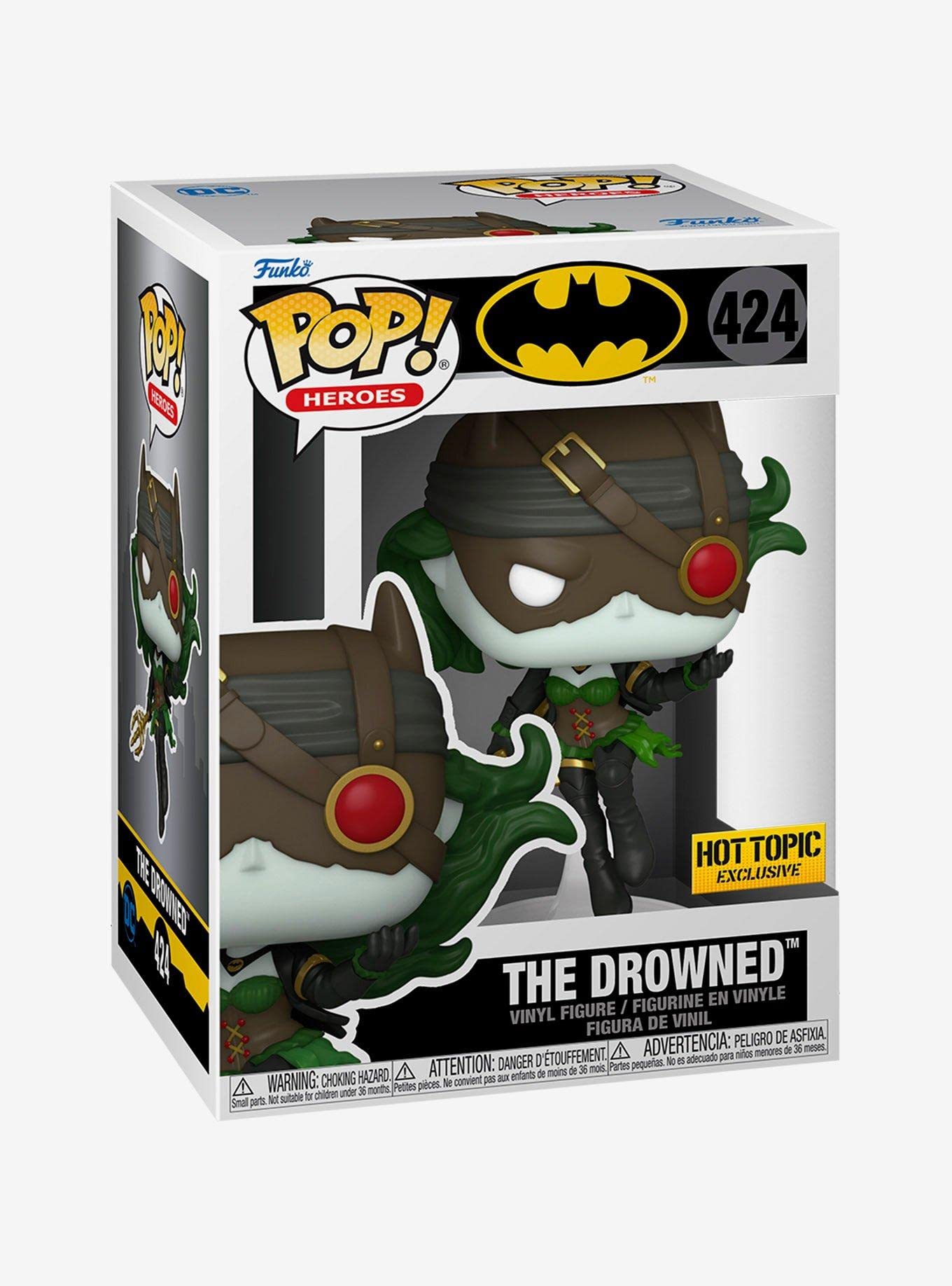 Funko Dc Comics Pop! Heroes The Drowned Vinyl Figure Hot Topic Exclusive Multi None