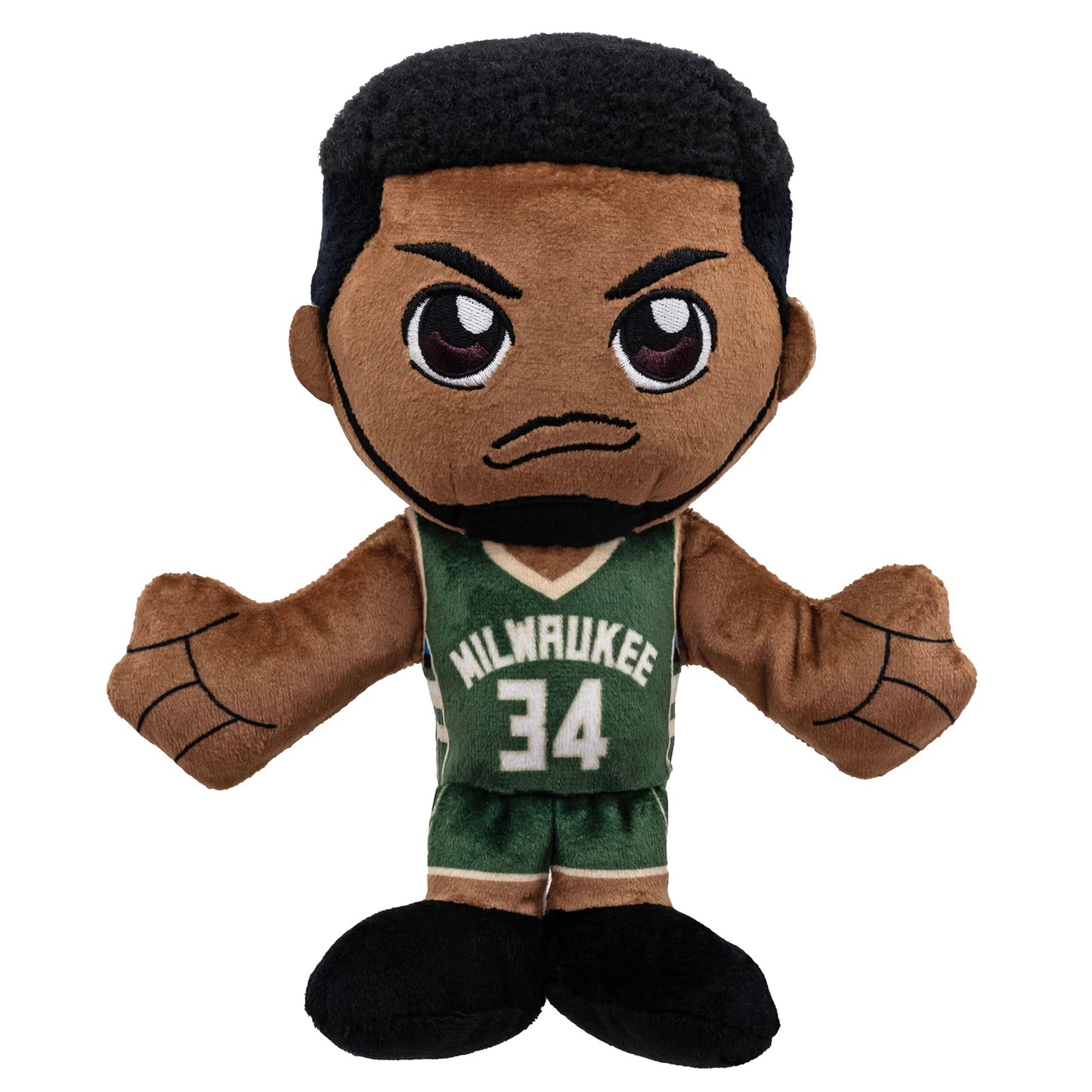 Bleacher Creatures Milwaukee Bucks Giannis Antetokounmpo 8' Kuricha Plush - Soft Chibi Inspired Nba Superstar