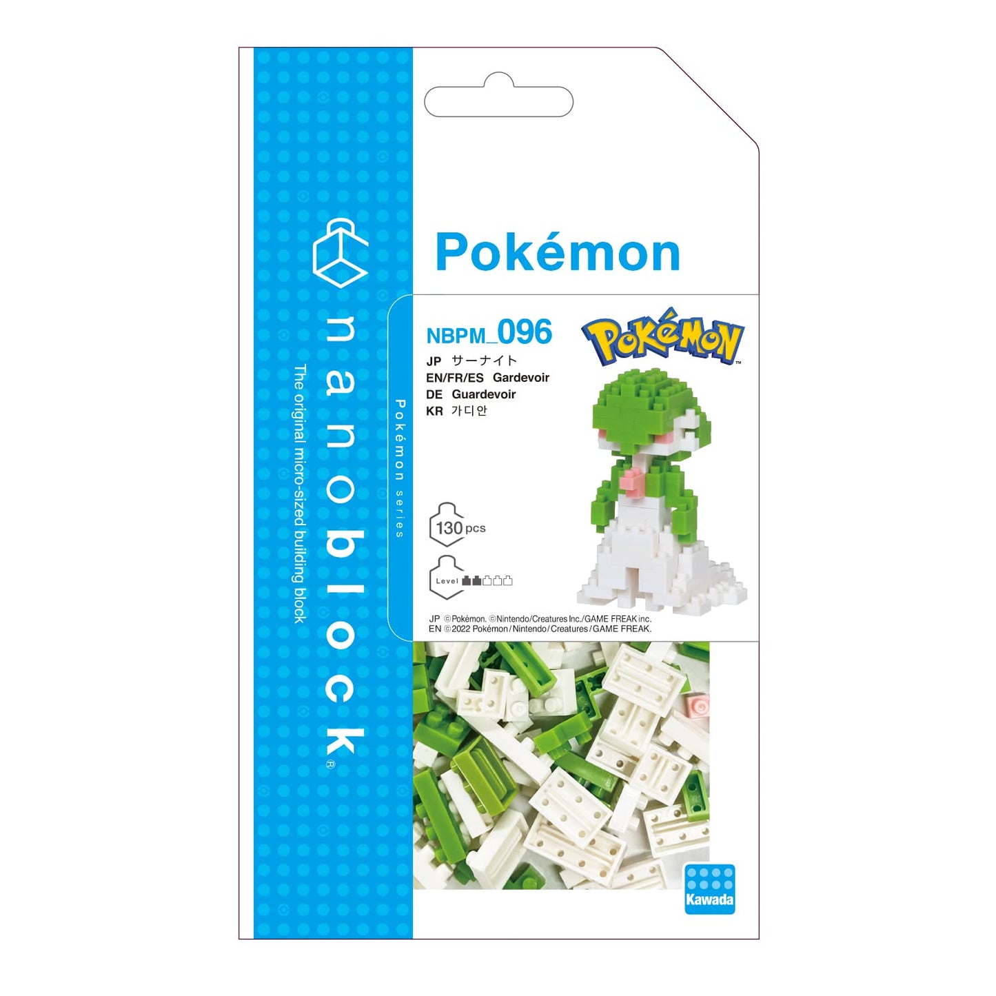 Nanoblock - Pokémon - Gardevoir, Pokémon Series Building Kit
