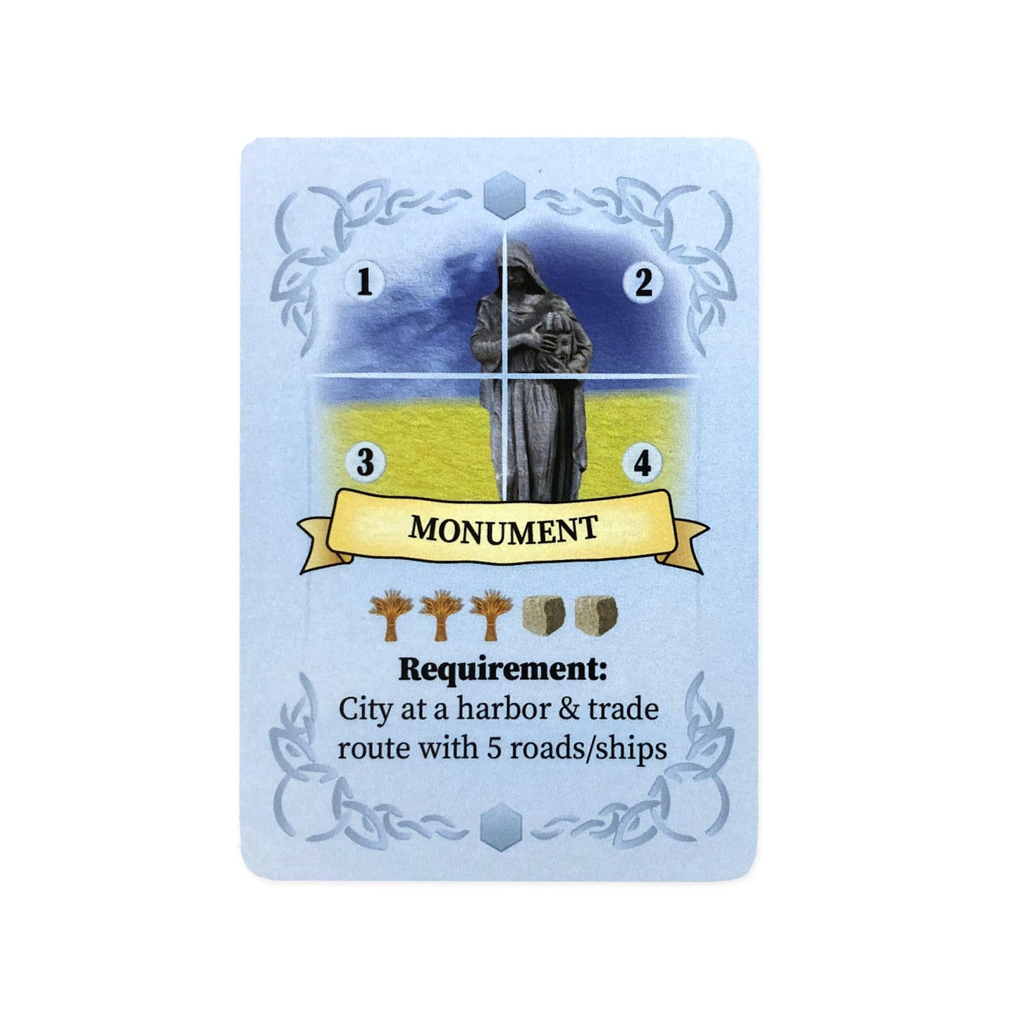 Tabletop Monthly World Wonders Replacement Cards Compatible With Catan'S The Wonders Of Catan Seafarers Scenario. Compatible Wit