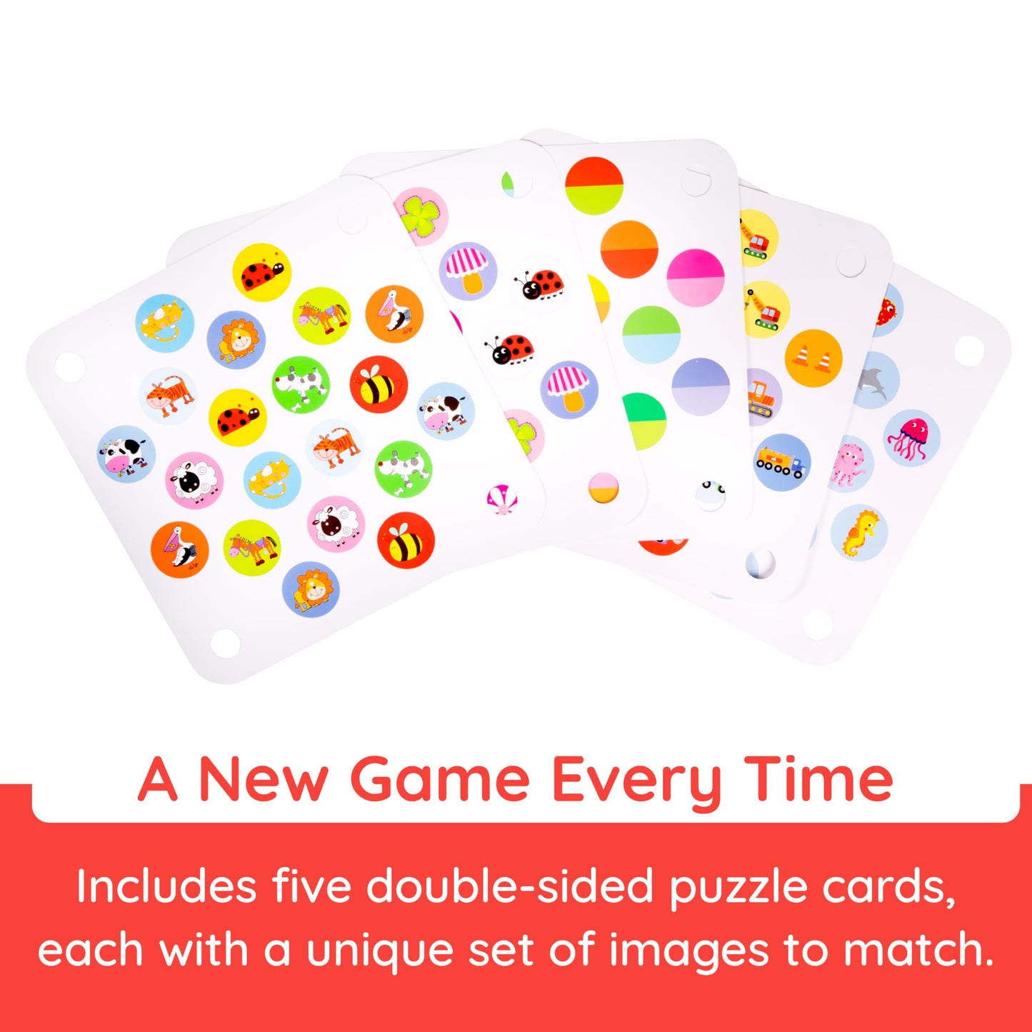 Fat Brain Toys Ladybug'S Garden Toddler Memory Game, Wooden Memory Matching Games For Kids, Preschool Toys