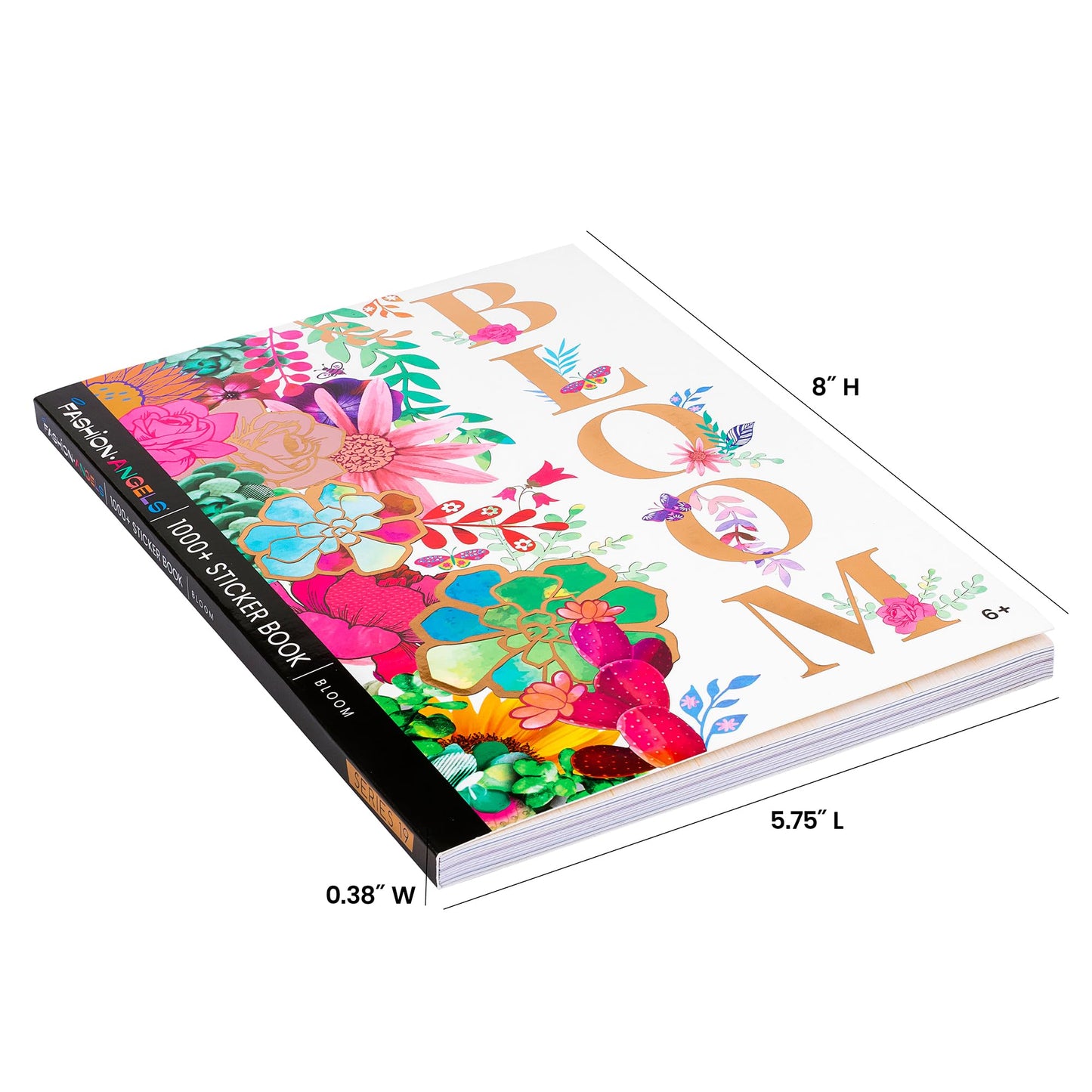 Fashion Angels 1,000+ Bloom Sticker Book, Includes Fun & Colorful Craft Flower Stickers, Ideal For Accessorizing Kids & Adults Notebooks, Scrapbooks & More