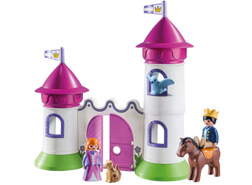 Playmobil Castle With Stackable Towers, Multicolored