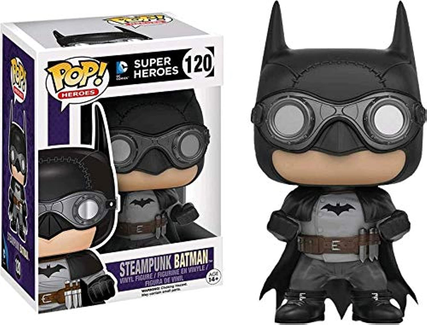 Funko Pop Steampunk Batman Vinyl Figurine 10147 - Dark Gray/Gunmetal