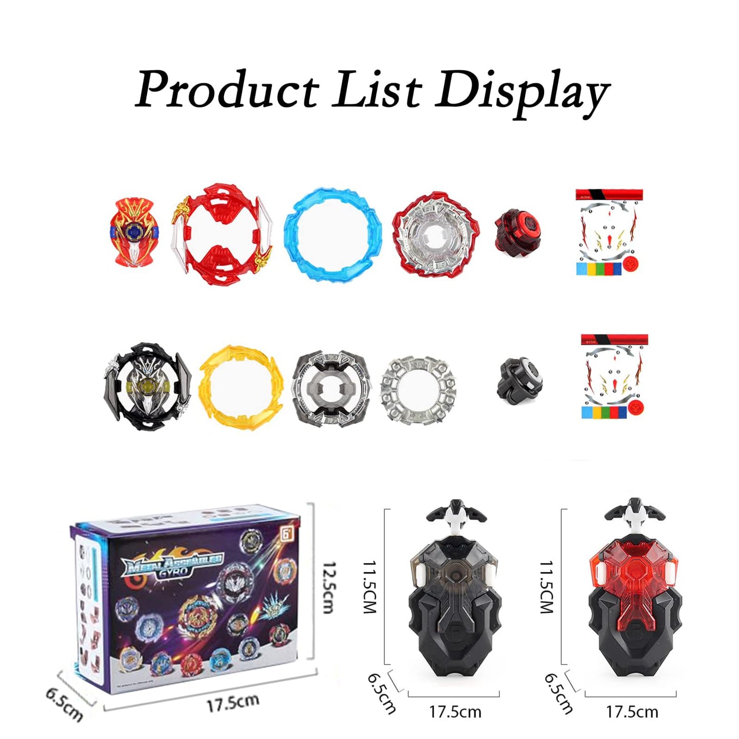 Hozuumo Bey Battling Top Burst Gyro Toy Set, Launchers Combat Battling Game, Gift For Kids Children,B-150+B-150