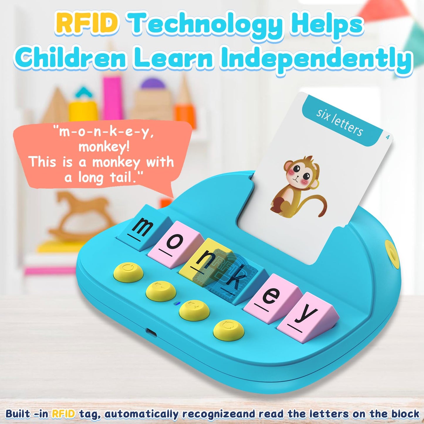 Homestec Phonics Flash Cards For Toddlers, Matching Letter Game Learning Toys For Kid, Autism Speech Therapy Materials 322 Sight